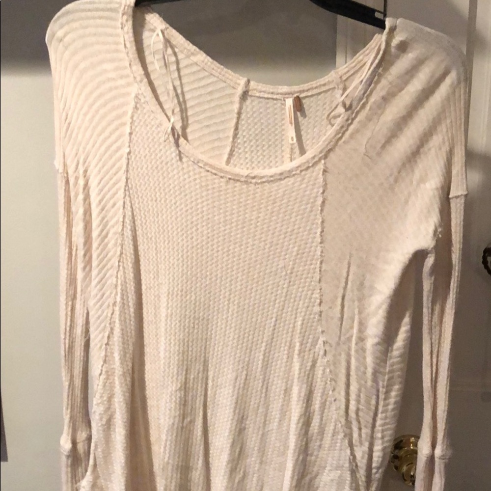 Beige free people thermal